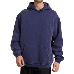 Sudadera con capucha para hombre, modelo 2026, de fabricante Star, de alta calidad, estilo urbano, con lavado ácido, para invierno, 100% algodón. - Product Image 2