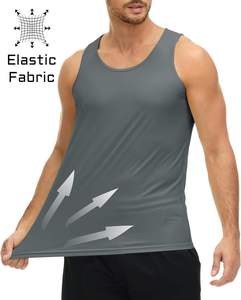 Débardeur pour homme à séchage rapide, idéal pour l'entraînement estival, la natation, la plage et la musculation - Product Image 2