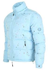 New <b>Summer</b> High Street Coated Waterproof Breathable Quick Dry Eco-Friendly Casual Hooded Puffer <b>Jacket</b> <b>Men</b> Zipper Closure Custom - Product Image 3