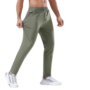 Customization High Quality Canvas Breathable Eco-Friendly Quick Dry Unisex Athletic Gym Running Sports Pants Elastic <b>Trousers</b> - Product Image 1