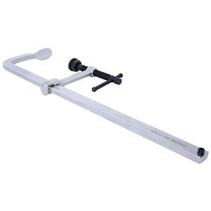 Morsetto a F per impieghi gravosi da 5-1/2 pollici con cuscinetto girevole rimovibile, morsetto per saldatura a gola profonda 24x5 1/2 pollici, confezione da 2 pezzi, morsetti da laboratorio - Product Image 4