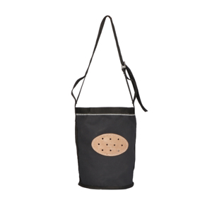Horse Feeding Bag Durable <b>Canvas</b> Nose Feed Bag Adjustable Strap Oval Leather Patch Portable Horse Feed Bag Stable Feeding - Product Image 1