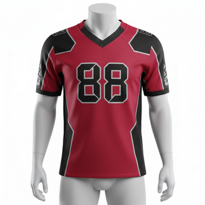 Camiseta de Fútbol Americano de Manga Corta de Secado Rápido y Calidad Premium con Logotipo Personalizado, Impresión por Sublimación, Tela Transpirable - Product Image 1