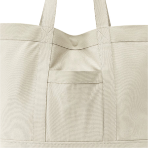 Sac à provisions en toile de tissu fin de taille personnalisée pour femmes Sac fourre-tout avec nombreuses poches à fermeture éclair Cadeau de promotion Poignée en coton Fabriqué au Vietnam - Product Image 6
