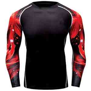 Camisetas de Compresión para Hombre, Sublimadas, de Poliéster, de Primera Calidad, para Gimnasio, Fitness, Surf, Buceo - Product Image 6