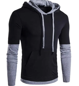 Hip Hop <b>Men</b> Hoodies <b>Men</b> Hoodies Hot Selling Breathable <b>Men</b> Hoodies Comfortable Hoddies Custom Front Logo <b>Men</b> Designer <b>Black</b> - Product Image 4