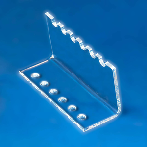 Acrylic Pen Holder Attractive Transparent Pen <b>Case</b> Lipstick Holder Desktop <b>Makeup</b> <b>Brush</b> Holder Square <b>Makeup</b> Cup Holder - Product Image 3