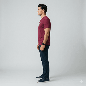 Camiseta personalizable de verano para hombre, camiseta con hombros caídos, camiseta extragrande de tela gruesa para hombre. - Product Image 4