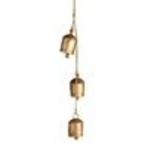 Elegantes campanas metálicas de Navidad que brindan una apariencia decorativa lujosa. - Product Image 5