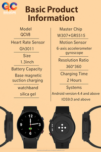 2025 QC V8 Smartwatch GPS Navigation VL08P 4G AMOLED ECG PPG SpO2 Temp SOS Détection de chute GSM RTOS 700mAh Rappel d'appel pour - Product Image 6