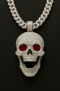 New Vintage 925 Silver Moissanite Flame <b>Name</b> Pendant <b>Necklace</b> Hip Hop Style Jewelry for Party Wedding Gift Use - Product Image 4