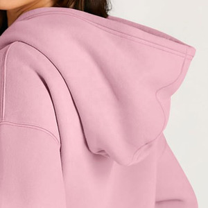 Sweat à capuche pour femme de qualité supérieure, tissu doux en polaire, vêtements surdimensionnés, respirant, décontracté, mode moderne - Product Image 6