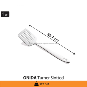 Utensilios de Acero Inoxidable de Grado Restaurante SS306 con Acabado Espejo, Diseño Ranurado, Resistentes al Óxido, Aptos para Lavavajillas, Ligeros - Product Image 2