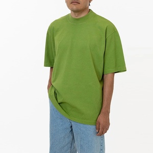 ผู้ผลิตเสื้อยืดปักลายตามสั่ง เสื้อยืดโอเวอร์ไซส์ผ้าฝ้ายพิมพ์ลายสำหรับผู้ชายและผู้หญิง สกรีนลายวินเทจ 230 กรัม เสื้อยืดสโตนวอช - Product Image 1