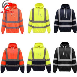 Sudadera de Seguridad de Alta Visibilidad con Precio de Mayoreo, Sudadera Ligera Reflectante de Alta Visibilidad para Trabajadores - Product Image 5