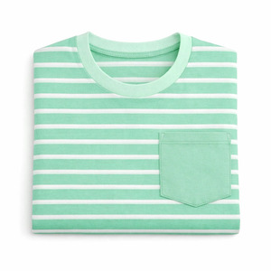 Camiseta de Lona para Hombre con Bloques de Color y Tie-Dye, Manga Corta, Cuello Redondo, Ajuste Delgado, Algodón Casual, Blanco, Rojo, Gris, Ribete en Contraste, Logotipo Frontal - Product Image 4