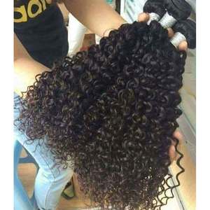 Virgin Indian Curly <b>Human</b> <b>Hair</b> <b>Extensions</b> 10-34 Inches <b>HUMAN</b> <b>HAIR</b> - Product Image 1