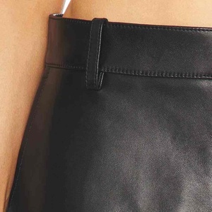 Pantalones Casuales de Piel Sintética para Mujer, Impermeables, Transpirables, para Invierno, Estilo Nuevo, Color Sólido, Cintura Alta, Precio al por Mayor - Product Image 5