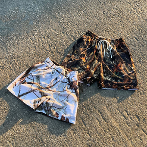 Shorts de basket-ball en mesh à imprimé graphique personnalisé pour hommes, séchage rapide, entraînement athlétique, shorts de sport pour la salle de sport, OEM ODM en gros - Product Image 3