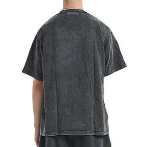 High Quality <b>Men's</b> Acid Wash T <b>Shirts</b> and Shorts <b>Summer</b> Set Street Wear Fashionable <b>Men</b> cottonBreathable - Product Image 3