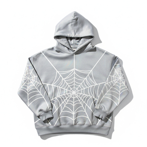 Sudadera con Estampado de Telaraña Bordada de Alta Calidad 2026, Estilo Urbano, Oversize, Invierno, para Hombre y Mujer, Y2K, Hip Hop, Felpa, en Oferta - Product Image 3