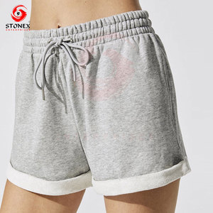 Shorts Casuales de Algodón para Mujer, Cintura Media, Transpirables, Cómodos para Verano, Corte Regular, Cintura Elástica Vintage, Moda para Uso Diario - Product Image 5