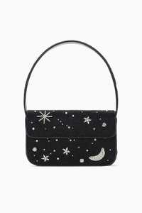 Bolso de Hombro Rosa con Cuentas Hecho a Mano Ecológico, Bolso de Mano con Cuentas de Cristal, Bordado de Hojas para Mujer, Bolso de Solapa de Verano para Playa, Cartera de Fiesta - Product Image 3