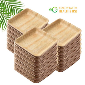 Platos desechables naturales de hoja de palma para servir comida, catering, restaurantes, fiestas, eventos al aire libre de Eco2go Vietnam - Product Image 4