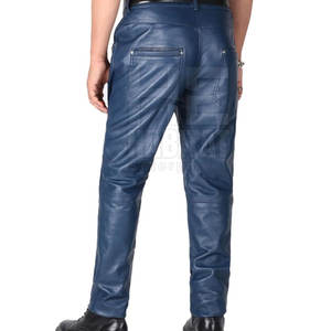 Pantalones de Cuero para Hombre de Último Diseño y Alta Calidad, Venta al Por Mayor, Diseña Tu Propio Logotipo - Product Image 2