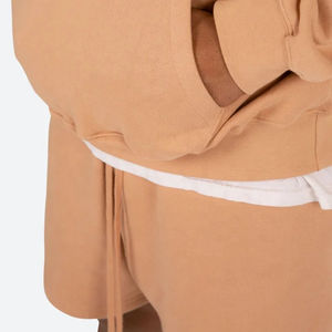 Conjunto Deportivo de Algodón 100% para Parejas, Sudadera con Capucha y Pantalones Cortos de Felpa para Hombre, Ropa Casual de Otoño para Correr, Gimnasio, con Logo - Product Image 2