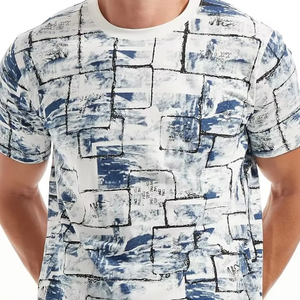 Nueva Camiseta Deportiva de Gimnasio con Cuello Redondo, Transpirable y de Secado Rápido para Hombre, Corte Regular, Logotipo Frontal, 100% Algodón Canvas Geo Brothers - Product Image 6