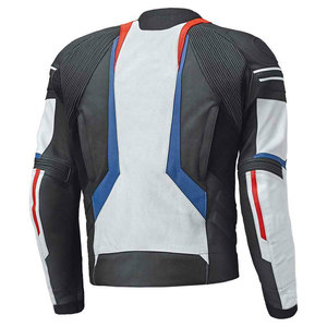 Heavy Duty Unisex Genuine Leather Racing Motorbike Jacket Long Thin <b>Canvas</b> CE Certified Biker Protection Front Logo Hooded - Product Image 5