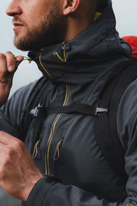 Veste softshell légère et imperméable CONMR tendance pour homme, extensible dans 4 directions, avec aérations sous les bras, vêtements d'extérieur pour la ferme et le champ - Product Image 3