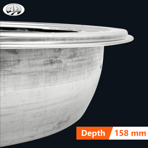 Cubierta de rueda de revestimiento profundo de acero inoxidable T304 de 22,5 pulgadas para camiones y autobuses europeos cubierta de rueda de acero duradera - Product Image 6