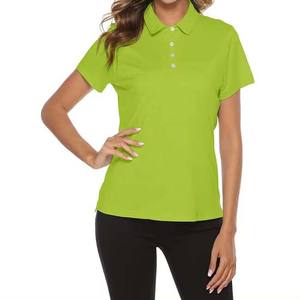 Nouveau design, polo de golf doux pour femmes, vente en gros de polos en polyester imprimés pour femmes avec logo personnalisé - Product Image 6