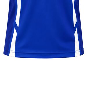 เสื้อแฮนด์บอลสีน้ำเงินกรมท่าสำหรับผู้ชายแขนสั้นเสื้อทีมกีฬาระบายอากาศได้น้ำหนักเบาชุดกีฬาฝึกซ้อมการแข่งขัน - Product Image 6