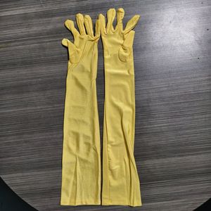 Gants extra longs pour opéra, extensibles au poignet et au coude - Product Image 4