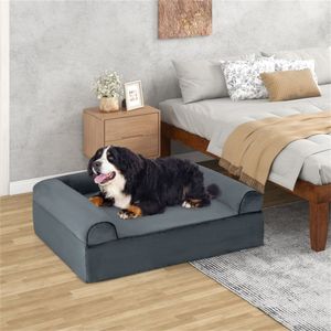 Divano Letto Ortopedico per Cani da 40 Pollici con Memory Foam, Poggiatesta Rimovibile e Lavabile, per Cani di Taglia Grande e Animali di Piccola Taglia - Product Image 6