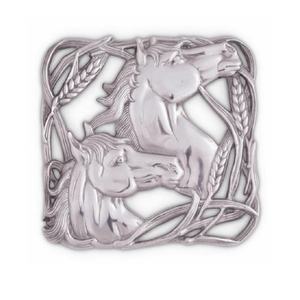 Sous-plat en aluminium vintage en forme de paon pour la cuisine ou la table à manger, sous-plat résistant à la chaleur, protège votre plan de travail des plats chauds - Product Image 5