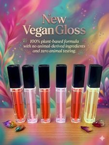 LED Light Plastic <b>Lip</b> Gloss with Mirror 6.5ml Cosmetic - Product Image 3