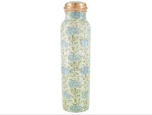 Pure Copper Eco-Friendly Water <b>Bottle</b> 1000ml with Straw Large Capacity for Ayurvedic Benefits - Product Image 1