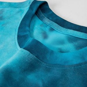 T-shirt tendance personnalisé en coton épais 100% délavé à l'acide, col rond, impression DTG, manches courtes, style hip-hop, vente en gros - Product Image 2