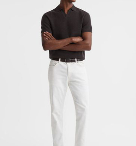 Chemise polo slim fit, manches courtes, respirante, séchage rapide, 100% coton, de haute qualité, en vente - Product Image 6