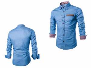 Chemise Formelle Classique à Manches Longues – Fabrication en Gros – Chemise Premium Slim Fit à Manches Longues – Personnalisation de Marque – 100 % Manches Longues - Product Image 3