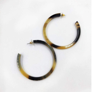 Pendientes de Joyería Hechos a Mano con Cuerno de Búfalo, Accesorios de Moda Sostenibles e Impermeables para Regalos Empresariales - Product Image 4