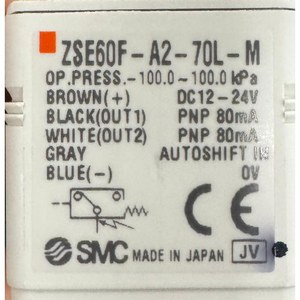 Interruptor de Presión de Alta Precisión SMC ZSE60F-A2-70L-M, Usado como Pieza de Repuesto para Equipos Semiconductores Legacy - Product Image 5