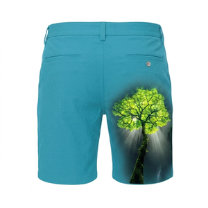 Pantalones Cortos de Golf para Hombre de Primera Calidad, Diseño Deportivo 2026, Color Sólido Personalizado, Transpirables, de Secado Rápido, 100% Poliéster - Product Image 5