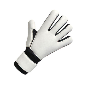 Football Goalkeeper Gloves Full Finger PU Leather Non-Slip Breathable Adjustable Wrist <b>Strap</b> Hook Loop Closure Silicone Printed - Product Image 4