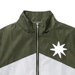 New RTS Wholesales Custom Logo Dark Green White <b>Men's</b> Nylon Wind Breaker Shorts Sets For <b>Summer</b> Wear <b>Men</b> Sets Streetwear <b>Jackets</b> - Product Image 6