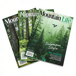 Servicio de Impresión de Revistas y Libros de Tapa Blanda Económicos, Impresión Offset, Tamaño Personalizado, Papel Kraft, Cubierta Suave - Product Image 1